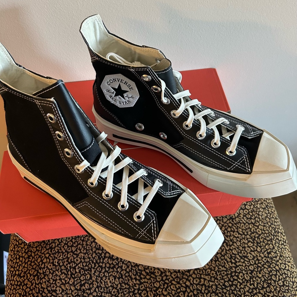 Converse Unisex Black Chuck 70 De Luxe Squared Hi